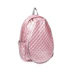 Pink Quilted Tennis Racquet Backpack