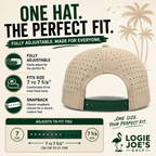 Redfoot Birdie Golf Hat | Snapback Cap | Built-in Magnetic Ball Marker Holder + Marker Included | Adjustable Red Footed Booby
