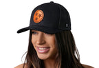 Tennessee Flag Trucker Hat Leather  |  Black Tennessee Flag Snapback