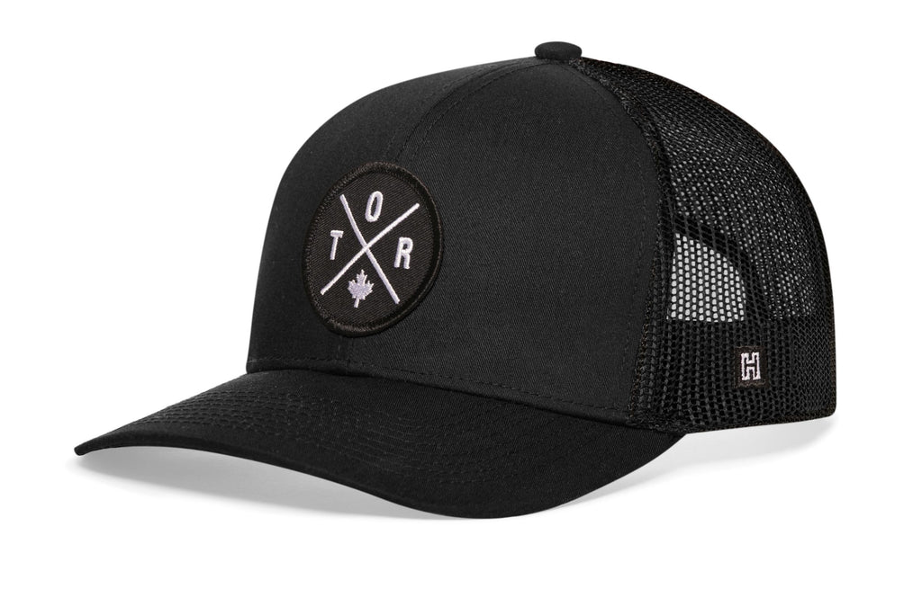Toronto Trucker Hat  |  Black TOR X Snapback