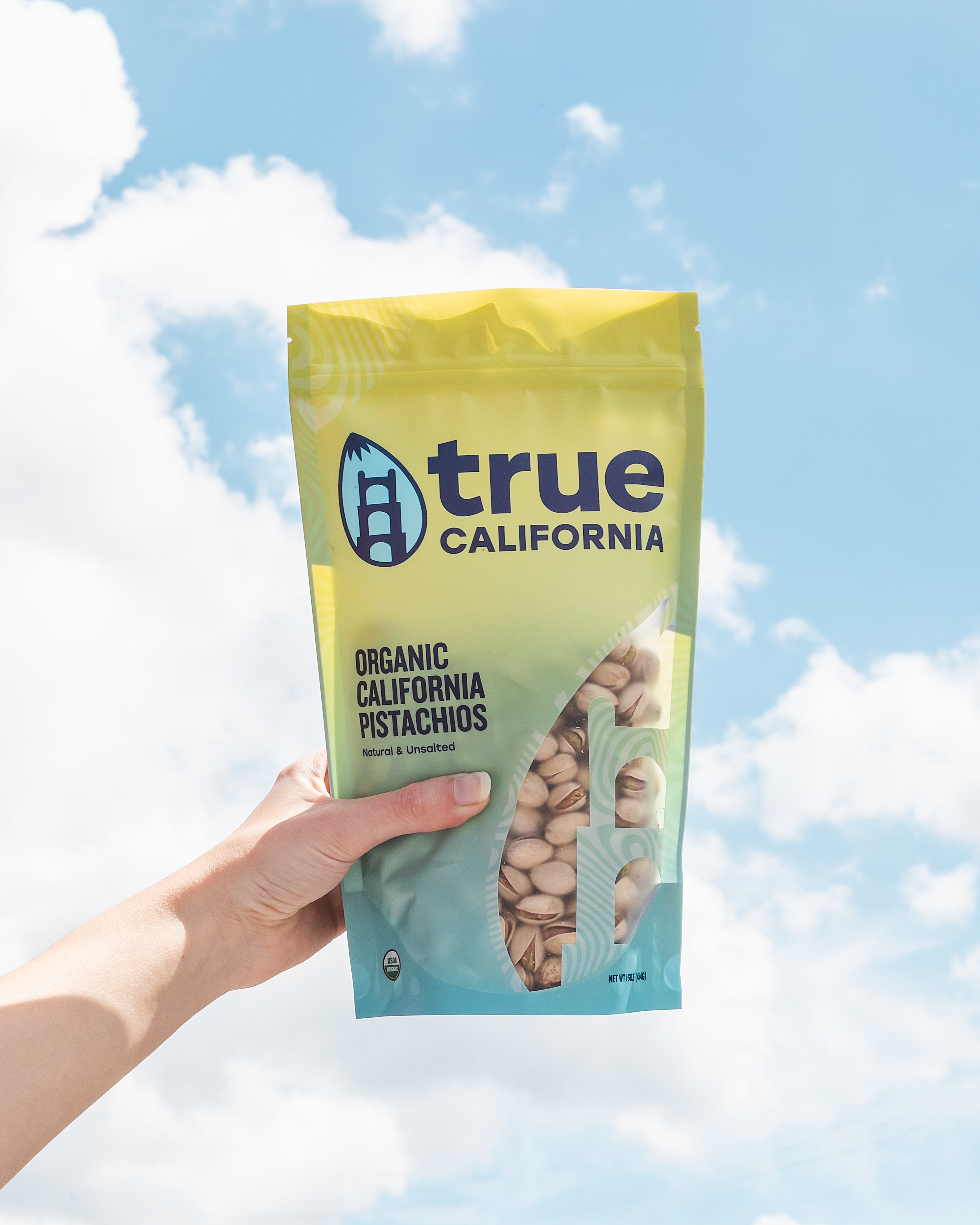 Organic Pistachios, Natural & Unsalted