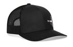 Fly Fishing Trucker Hat  |  Black Fly Fishing Snapback