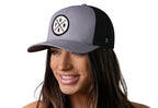PNW Trucker Hat  |  Gray-Black PNW X Snapback