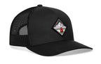 Campfire Trucker Hat  |  Black Outdoors Snapback