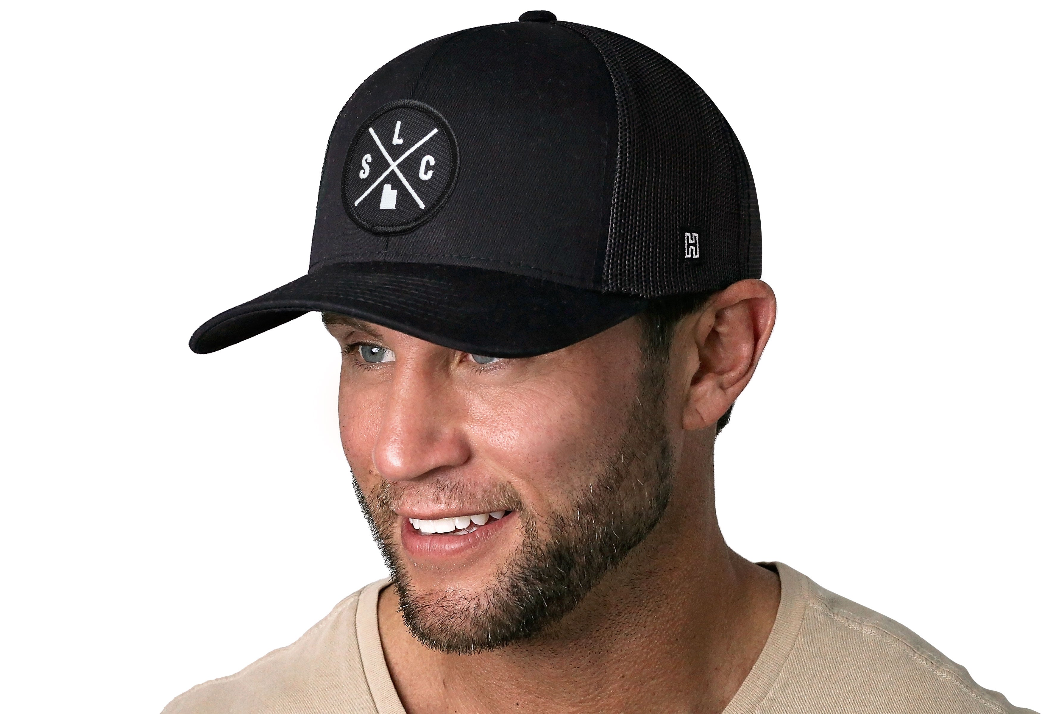 Salt Lake City Trucker Hat  |  Black SLC X Snapback