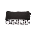 Black Tees Wristlet with Removeable Strap