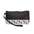 Black Tees Wristlet with Removeable Strap