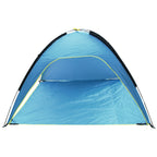 Beach Tent Outdoor Waterproof Tent Canopy for 4-6 Person with 3 Door Openings Carrying Bag UPF50+ Easy Setup for Beach Picnic Camping Hiking Adventure