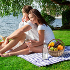 2-in-1 16.9OZ Portable Fruit Blender Electric Rechargeable Juice Cup for Shakes Smoothies Juice Personal Fruit Mixer with 6 Blades