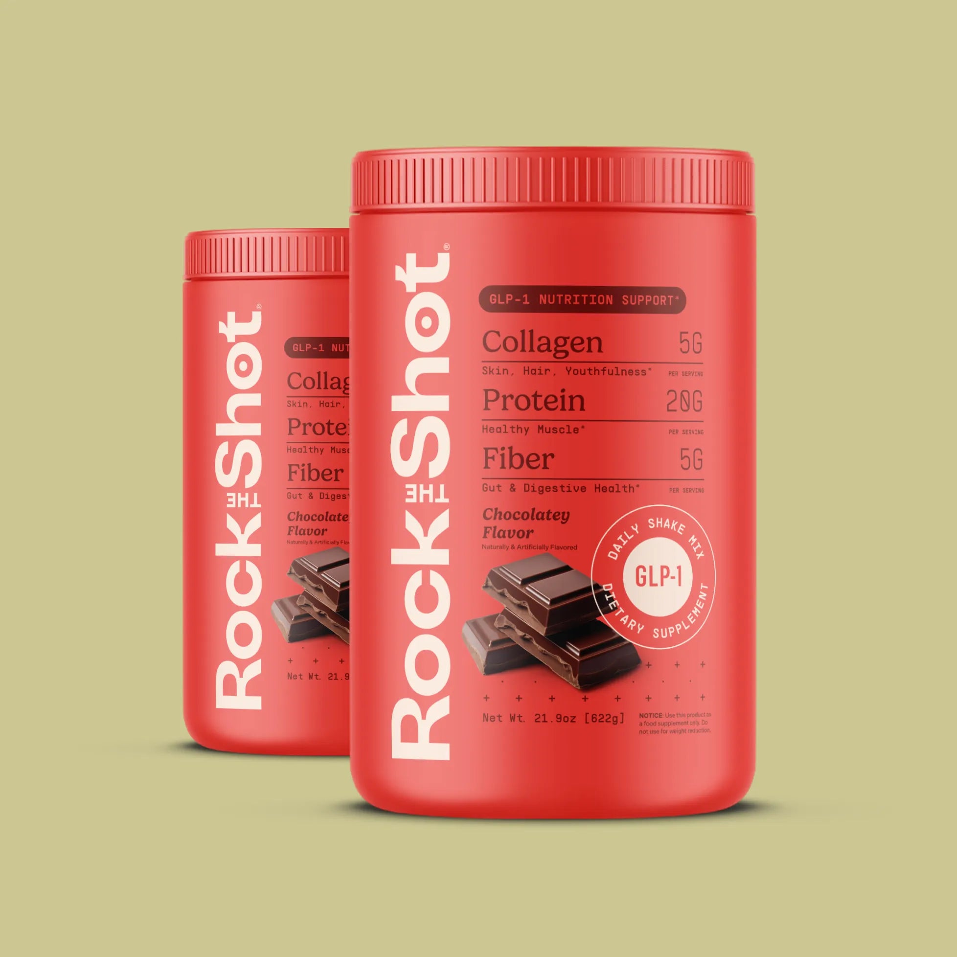 Rock The Shot - GLP-1 Daily Nutrition Shake | Protein, Collagen, Fiber & Essential Vitamins