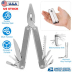 Outdoor Survival Tool Set Pocket Knife Pliers Flashlight Survival Emergency Kit for Camping Hiking Adventure Fishing Hunting