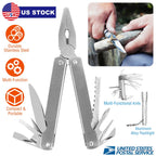Outdoor Survival Tool Set Pocket Knife Pliers Flashlight Survival Emergency Kit for Camping Hiking Adventure Fishing Hunting