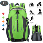 36L Outdoor Backpack Waterproof Daypack Travel Knapsack