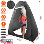 Pop Up Privacy Tent Foldable Outdoor Shower Toilet Tent Portable Clothes Changing Room Camping Shelter with Carry Bag for Camping Hiking Beach Picnic