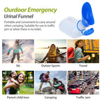 Unisex Potty Urinal Bottle 1000ML/33.8OZ Adult Emergency Urinal Device Portable Male Female Toilet w/ Lid Funnel For Car Camping Travel Hospital Outdo