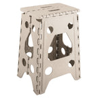 2 Pack 17.91In High Step Stool Folding Stepping Stool Lightweight Plastic Step Stool with Handle Non-slip for Kitchen Bathroom