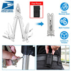 13-in-1 Pocket Knife Pliers Stainless Steel Outdoor Survival MultiTool for Camping Hiking