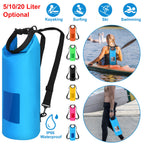 Floating Waterproof Dry Bag Floating Dry Sacks with Observable Window 10L Roll Top Lightweight Dry Storage Bag for Kayaking Rafting Boating Swimming C