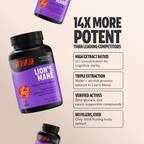 Lion's Mane Mushroom Extract Capsules