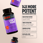 Lion's Mane Mushroom Extract Capsules