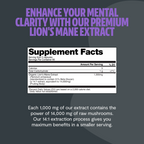 Lion's Mane Mushroom Extract Capsules