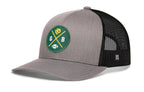 Green Bay Trucker Hat  |  Black GB Cheese X Football Snapback