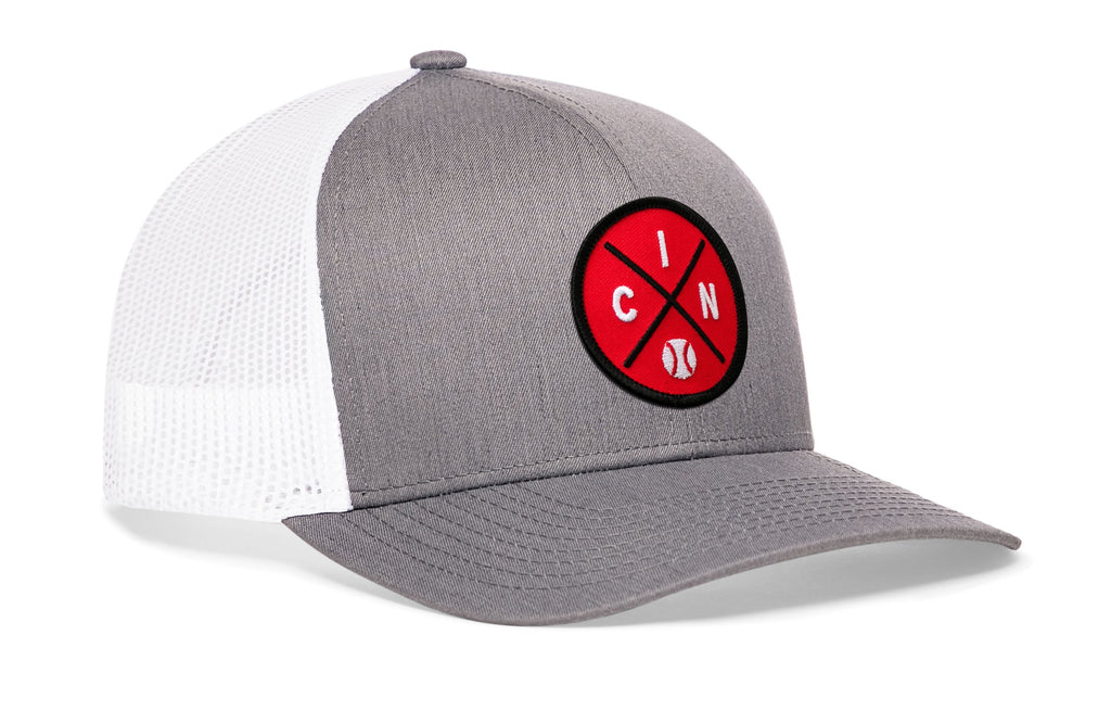 Cincinnati Trucker Hat  |  CIN X Baseball Snapback