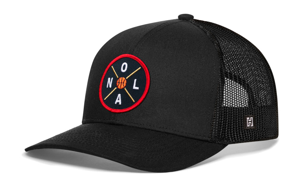 New Orleans Trucker Hat  |  NOLA X Basketball Snapback