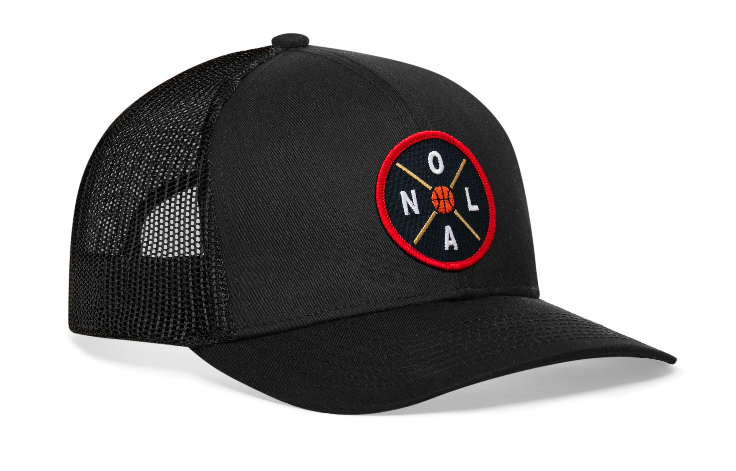 New Orleans Trucker Hat  |  NOLA X Basketball Snapback