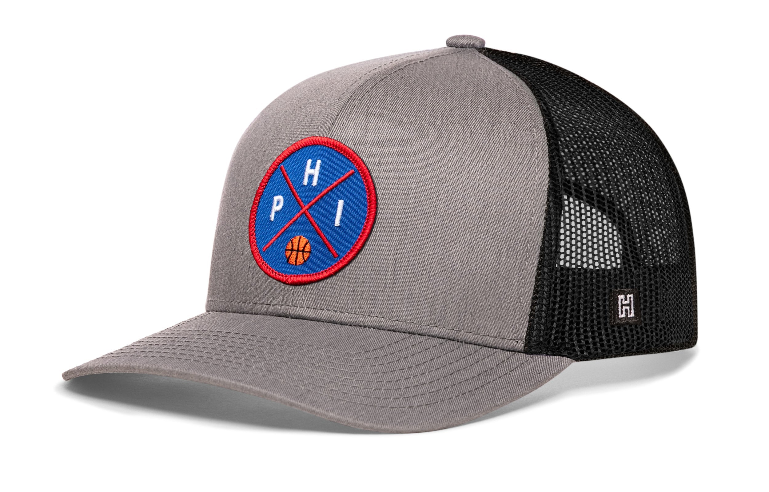 Philadelphia Trucker Hat  |  PHI X Basketball Snapback