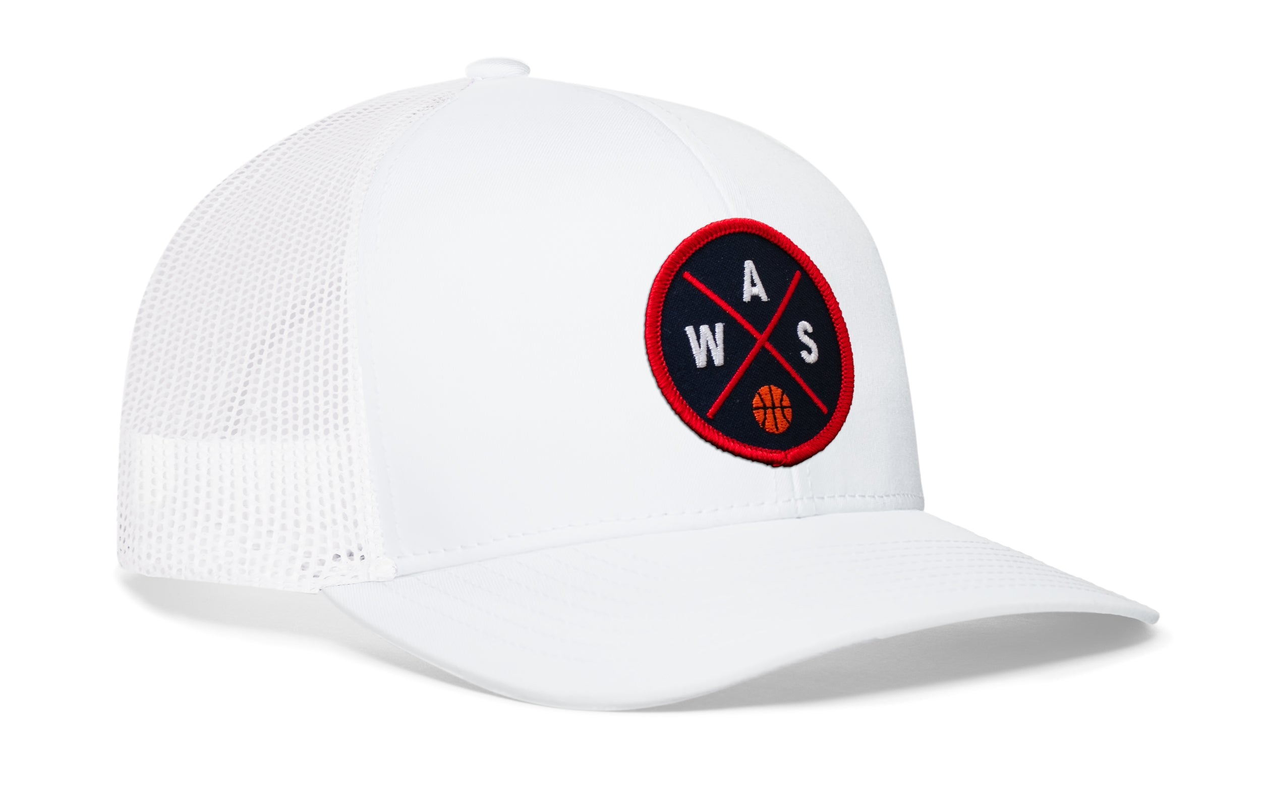 Washington DC Trucker Hat  |  WAS X Basketball Snapback