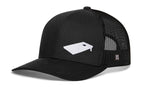 Cornhole Board Trucker Hat  |  Black Bags Snapback