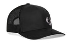 Buck Antler Trucker Hat  |  Black Buck Antler Snapback