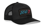 Send It Trucker Hat  |  Black  Snapback