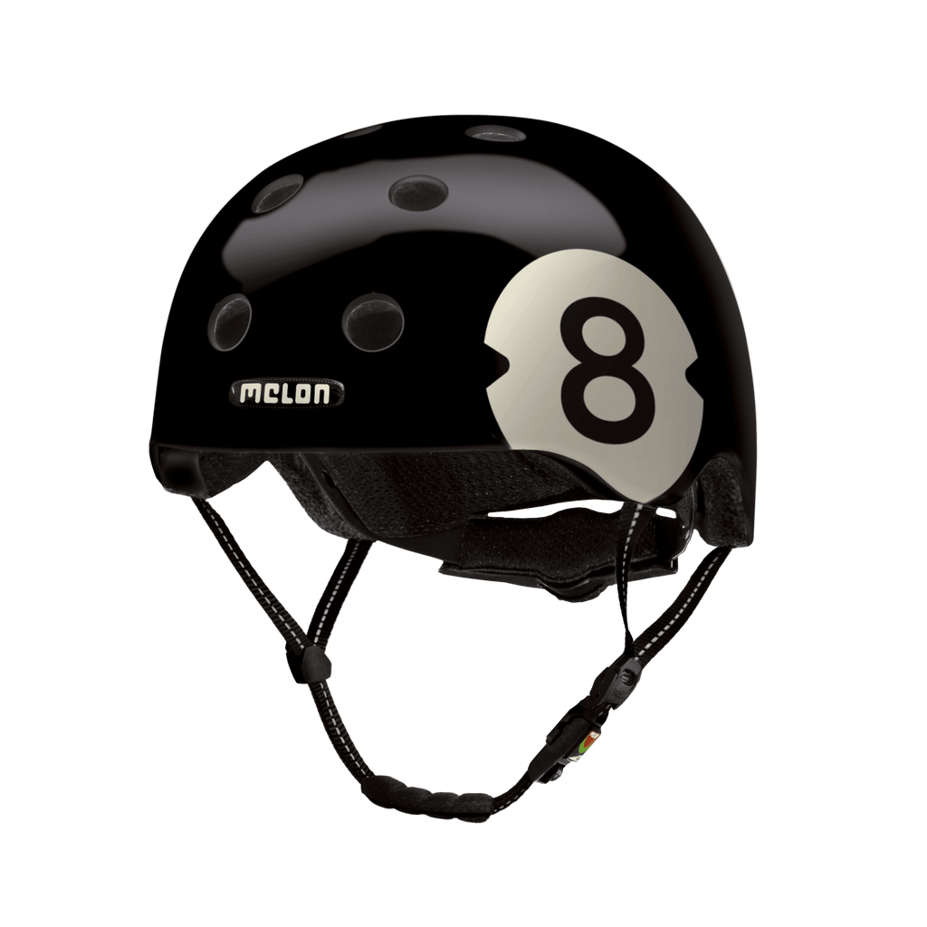 8 Ball - Melon Helmet for skateboarding, biking, scooting, and commuting