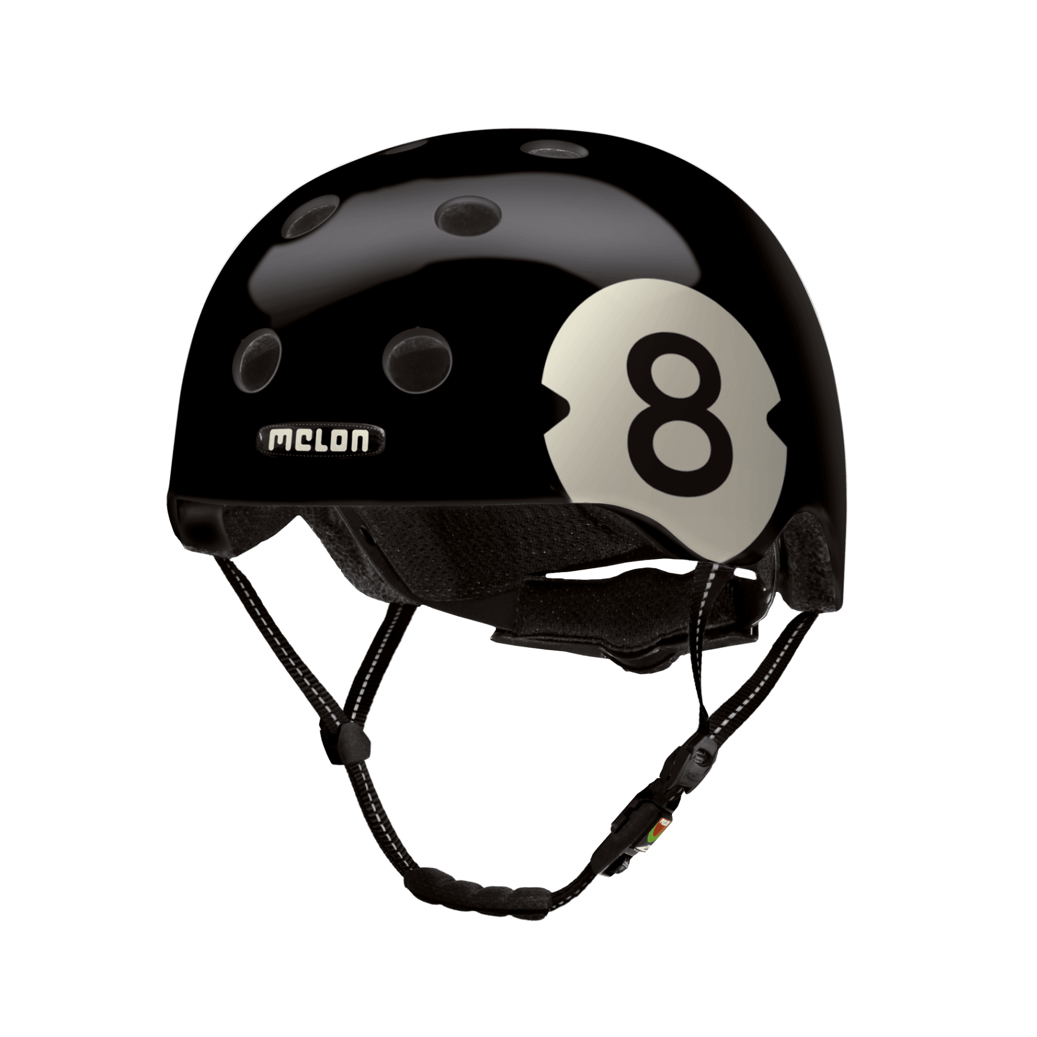 8 Ball - Melon Helmet for skateboarding, biking, scooting, and commuting