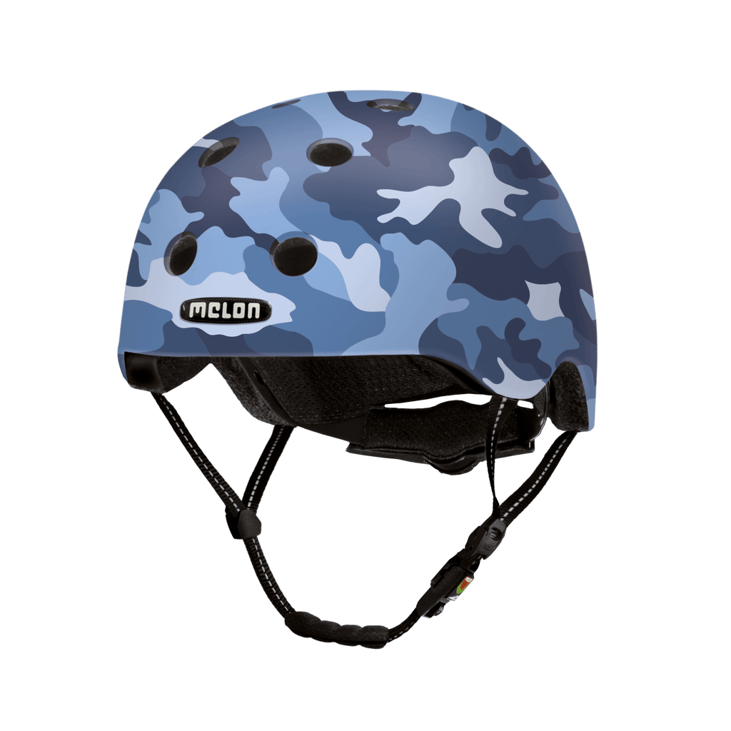 Camo Blue - Melon Helmet for skateboarding, biking, scooting, and commuting