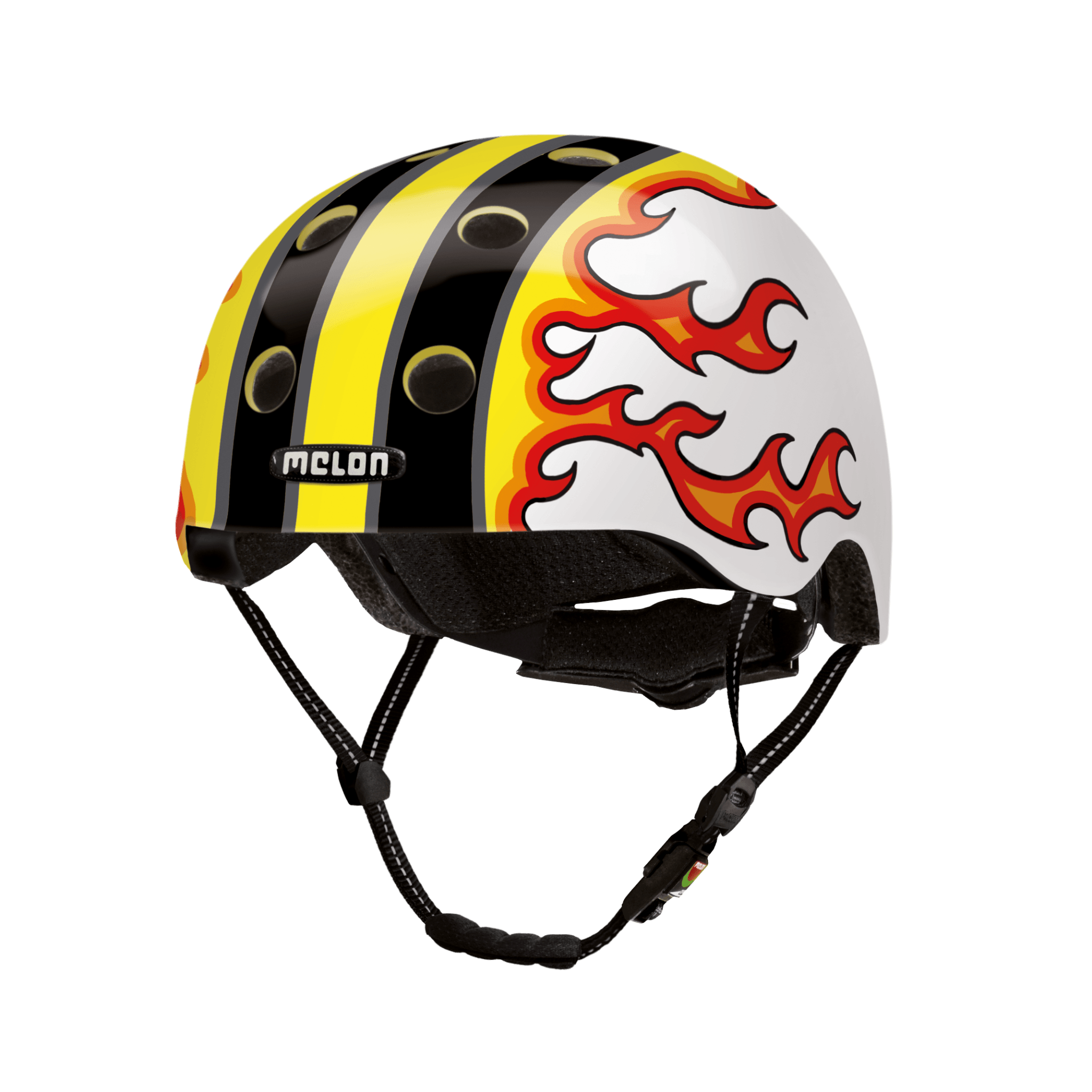 Fired Up - Melon Helmet for skateboarding, biking, scooting, and commuting
