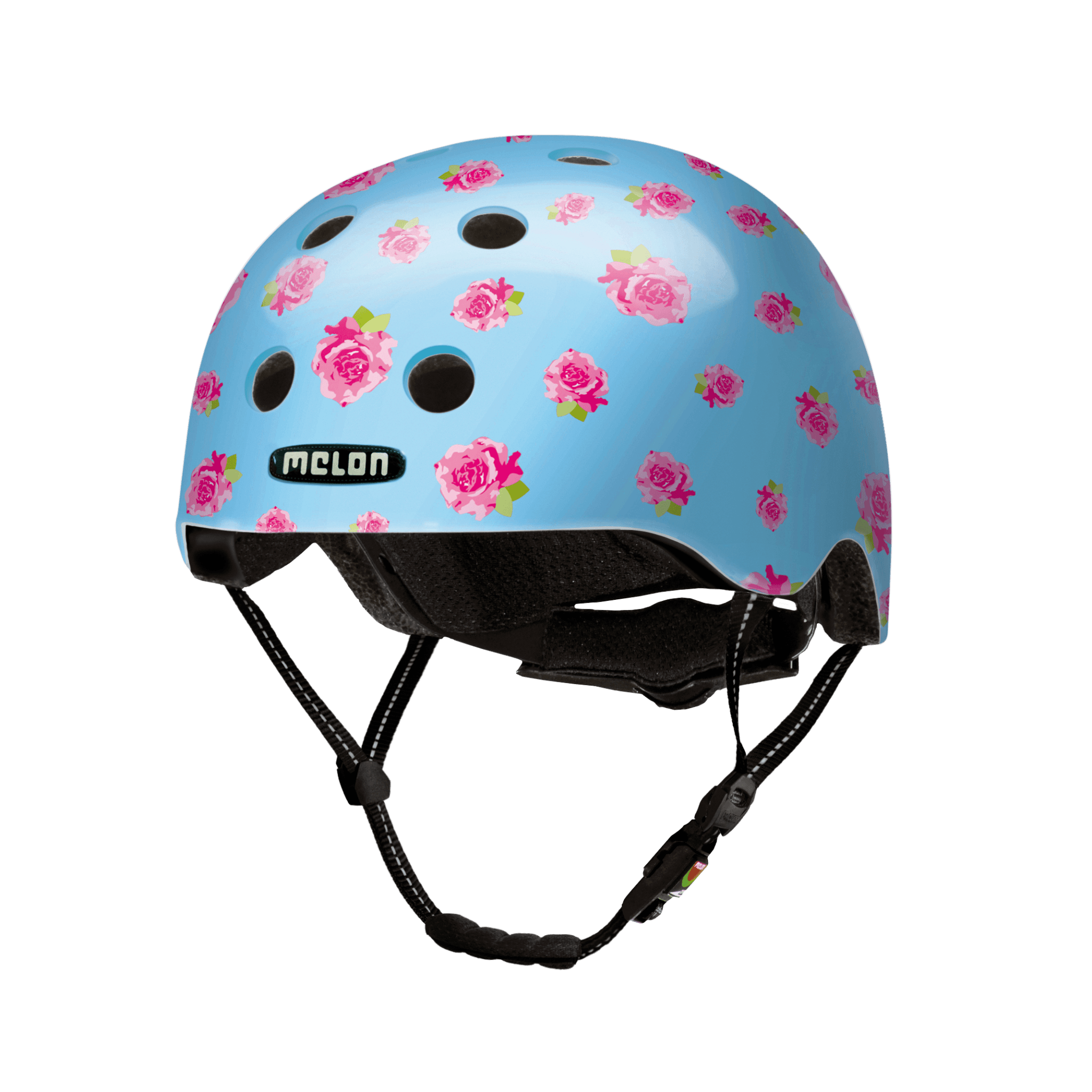Flying Roses - Melon Helmet for skateboarding, biking, scooting, and commuting
