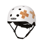 Plastered White - Melon Helmet for skateboarding, biking, scooting, and commuting