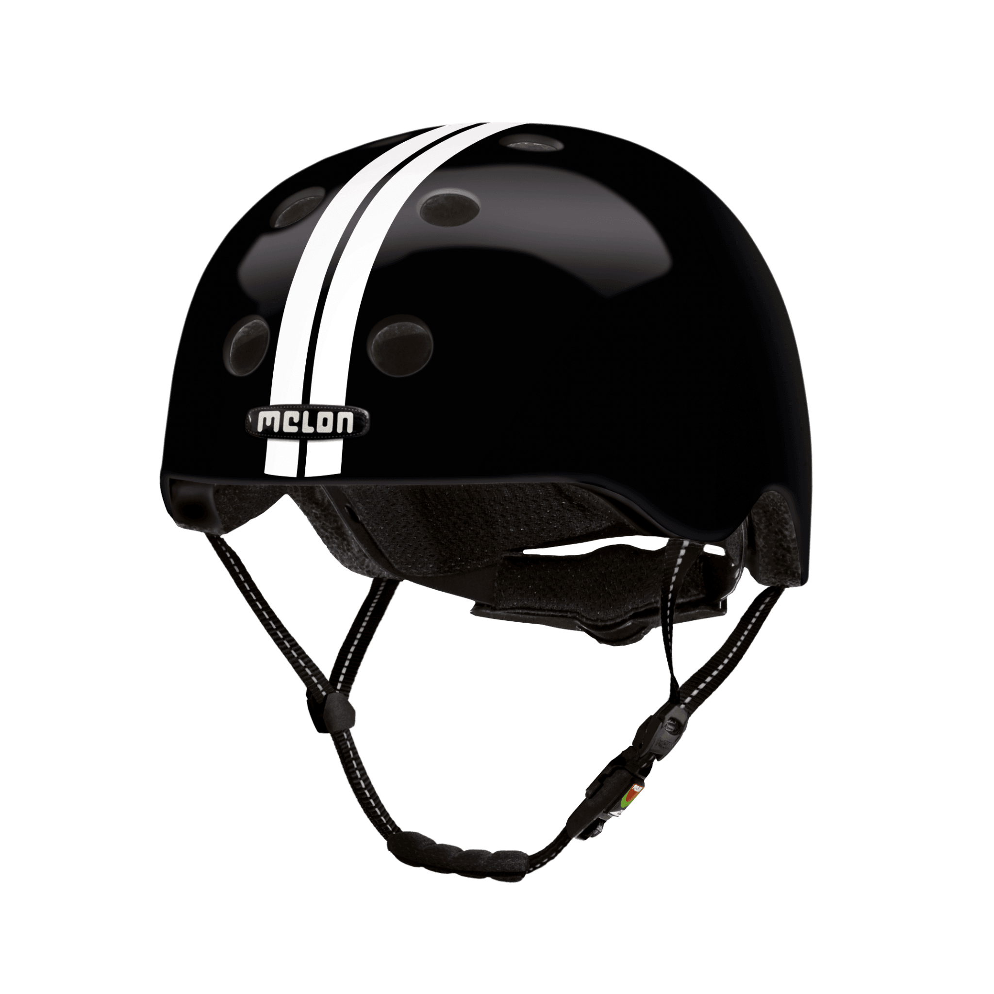 Race Days Black - Melon Helmet for skateboarding, biking, scooting, and commuting