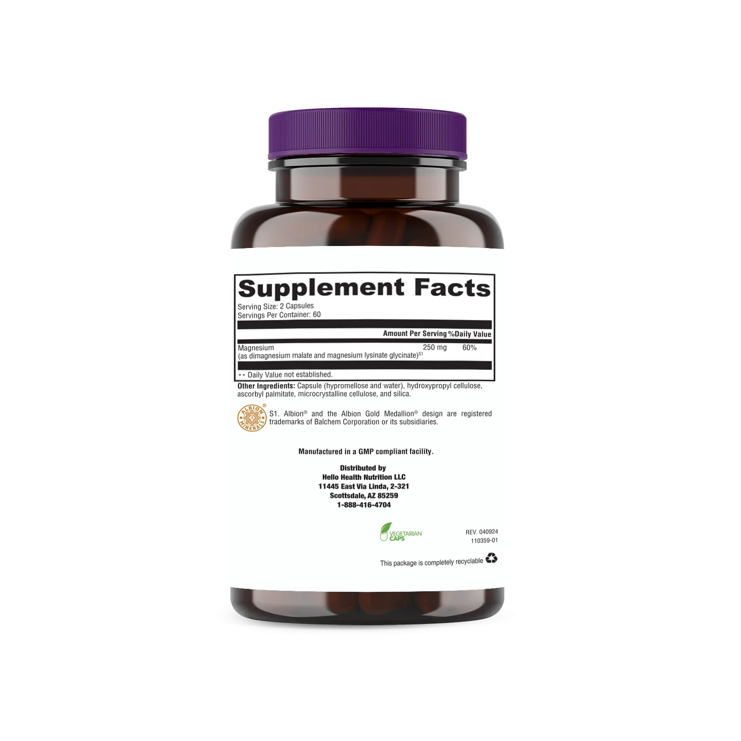 Optimal Magnesium Neuro Blend 60-days