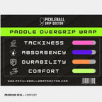 WrapGrip  Premium Pickleball Paddle Overgrip  4 Pack